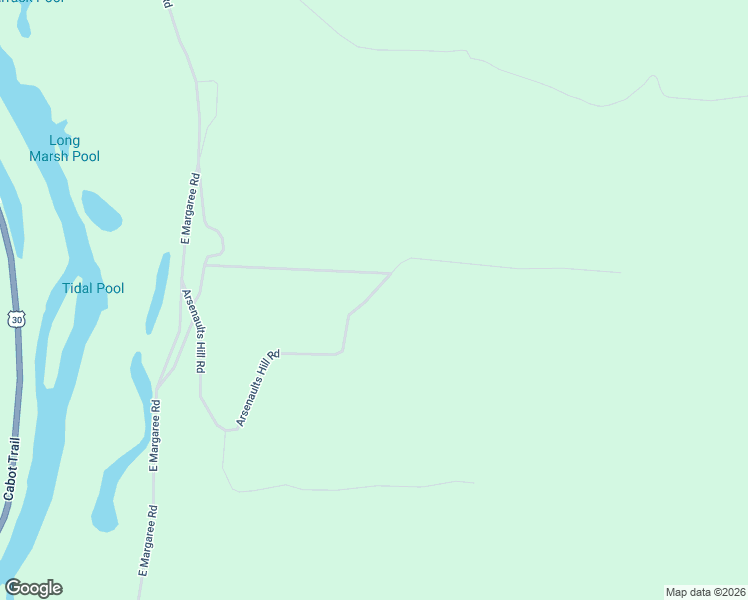 map of restaurants, bars, coffee shops, grocery stores, and more near 230 Arsenaults Hill Road in Margaree Centre