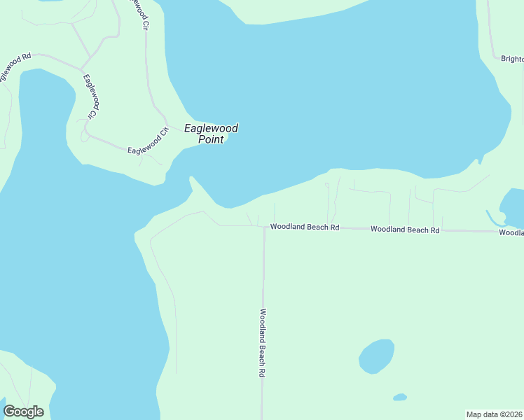 map of restaurants, bars, coffee shops, grocery stores, and more near 15155 Woodland Beach Road in Deerwood
