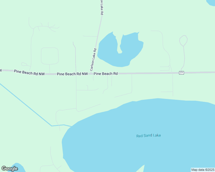 map of restaurants, bars, coffee shops, grocery stores, and more near 5053 Pine Beach Road in Brainerd