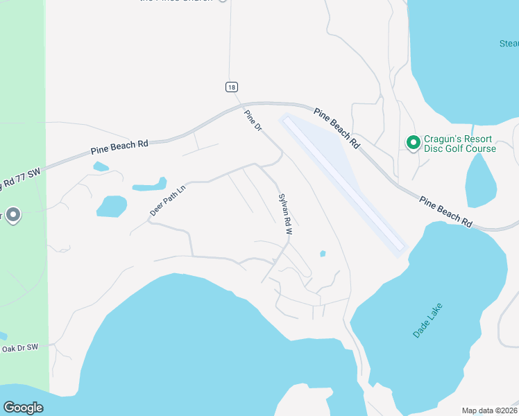 map of restaurants, bars, coffee shops, grocery stores, and more near 11649 Fairway Road Southwest in Brainerd