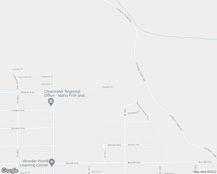 map of restaurants, bars, coffee shops, grocery stores, and more near Parkridge Way in Lewiston