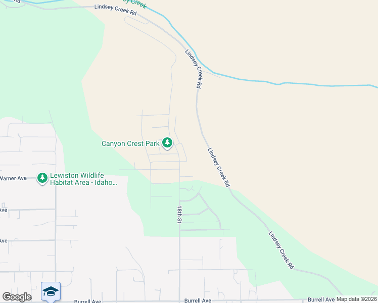 map of restaurants, bars, coffee shops, grocery stores, and more near 1733 Pioneer Drive in Lewiston