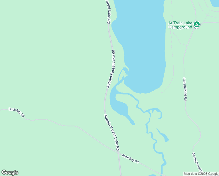 map of restaurants, bars, coffee shops, grocery stores, and more near 6560-6598 Autrain Forest Lake Road in Au Train