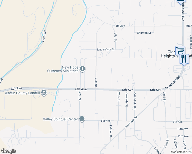 26th Street, Clarkston HeightsVineland WA Walk Score