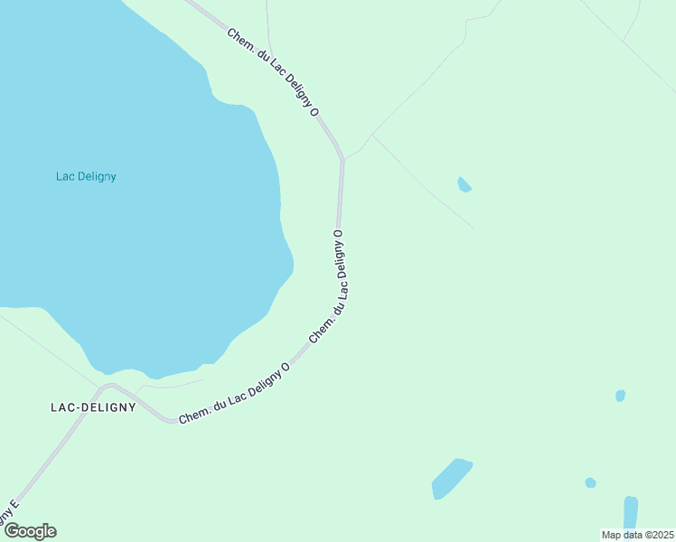 map of restaurants, bars, coffee shops, grocery stores, and more near 455 Chemin du Lac Deligny Ouest in Mandeville, Quebec