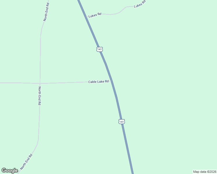 map of restaurants, bars, coffee shops, grocery stores, and more near Cable Lake Road in Amasa