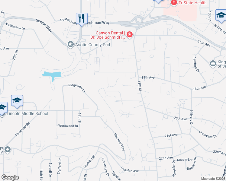 map of restaurants, bars, coffee shops, grocery stores, and more near in Clarkston