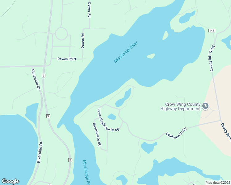 map of restaurants, bars, coffee shops, grocery stores, and more near 16557 Riverdale Drive Northeast in Brainerd