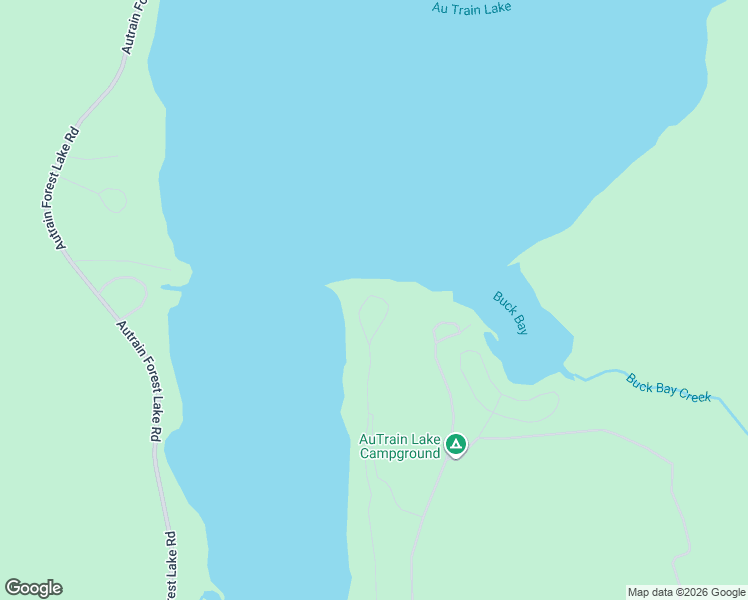 map of restaurants, bars, coffee shops, grocery stores, and more near 6667 Summer Homes Road in Au Train