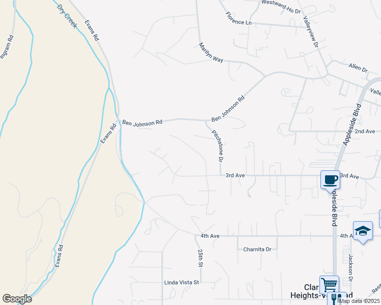 map of restaurants, bars, coffee shops, grocery stores, and more near 2234 Deer Pointe Drive in Clarkston