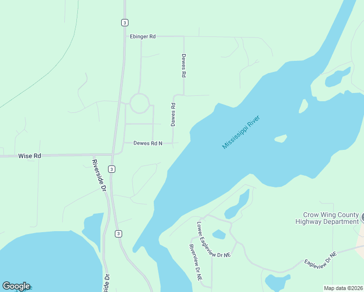 map of restaurants, bars, coffee shops, grocery stores, and more near 17188 Dewes Road in Brainerd