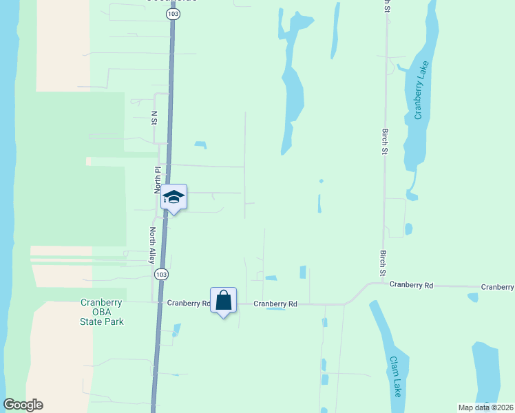 map of restaurants, bars, coffee shops, grocery stores, and more near 13402 T Lane in Long Beach