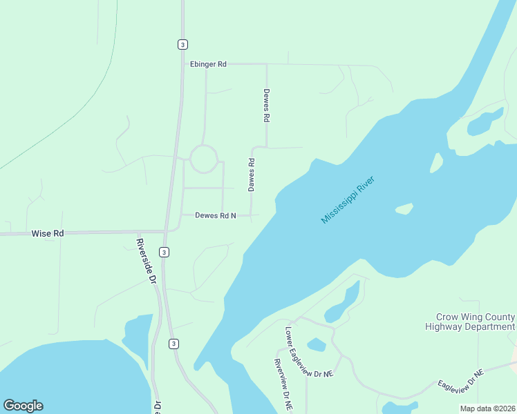 map of restaurants, bars, coffee shops, grocery stores, and more near 17188 Dewes Road in Brainerd