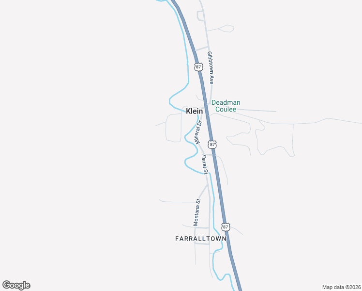 map of restaurants, bars, coffee shops, grocery stores, and more near 21-29 Klein Road in Roundup