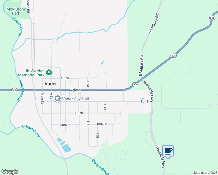 624 7th Street, Vader WA Walk Score