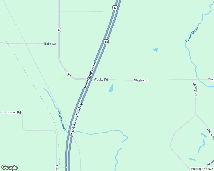 map of restaurants, bars, coffee shops, grocery stores, and more near 9346 Wasko Road in Solon Springs
