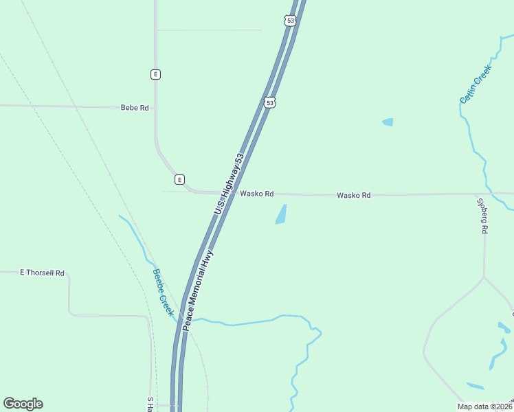 map of restaurants, bars, coffee shops, grocery stores, and more near 9346 Wasko Road in Solon Springs