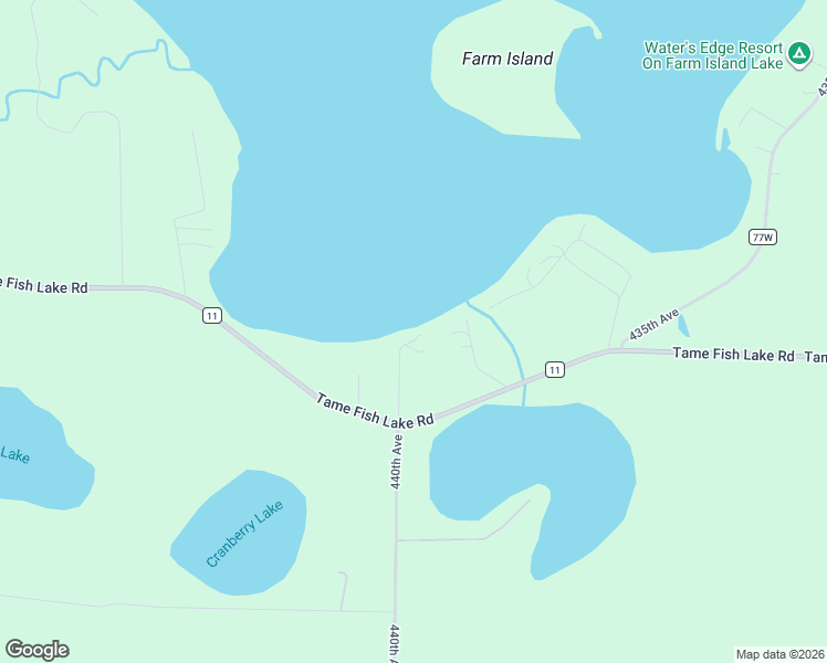 map of restaurants, bars, coffee shops, grocery stores, and more near 43949 269th Lane in Aitkin