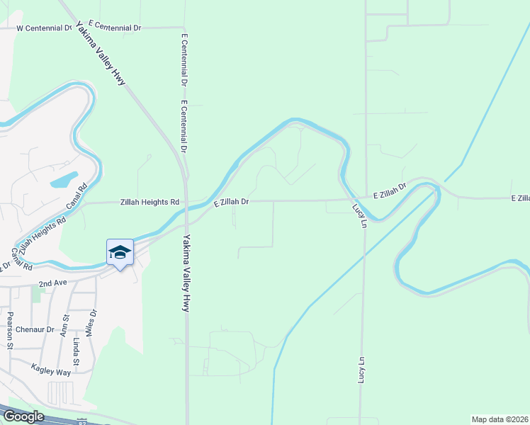 map of restaurants, bars, coffee shops, grocery stores, and more near 1-369 E Zillah Dr in Zillah