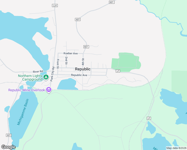 map of restaurants, bars, coffee shops, grocery stores, and more near 202-206 Republic Ave in Republic Township