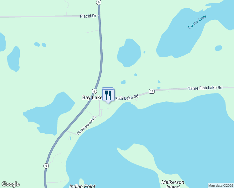 map of restaurants, bars, coffee shops, grocery stores, and more near 25124 Tame Fish Lake Road in Deerwood