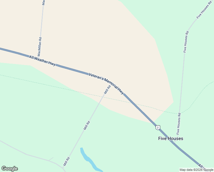 map of restaurants, bars, coffee shops, grocery stores, and more near 14 Mill Road in Saint Peters Bay