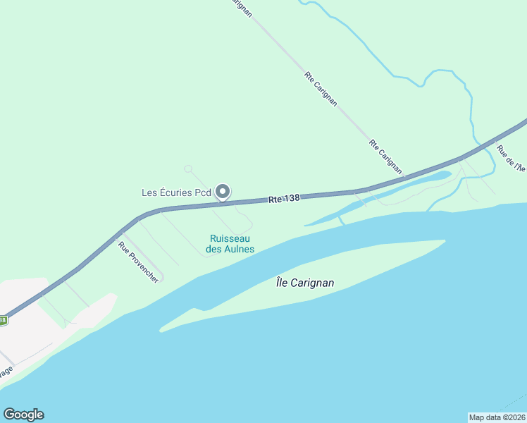 map of restaurants, bars, coffee shops, grocery stores, and more near 208 Rue Notre-Dame in Champlain