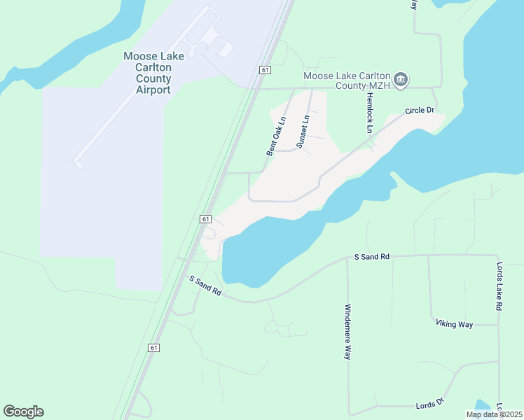 map of restaurants, bars, coffee shops, grocery stores, and more near 33636 Circle Drive in Moose Lake