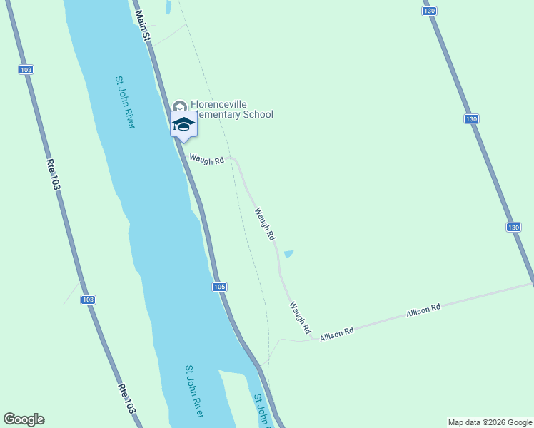 map of restaurants, bars, coffee shops, grocery stores, and more near 45 Waugh Road in Riverbank