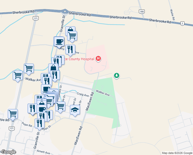 map of restaurants, bars, coffee shops, grocery stores, and more near 200 Simmons Avenue in Summerside