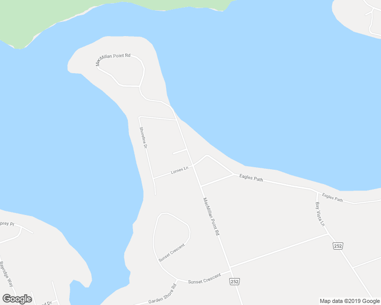 map of restaurants, bars, coffee shops, grocery stores, and more near 158 Macmillan Point Road in Queens County