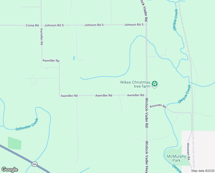 map of restaurants, bars, coffee shops, grocery stores, and more near 158 Awmiller Road in Winlock