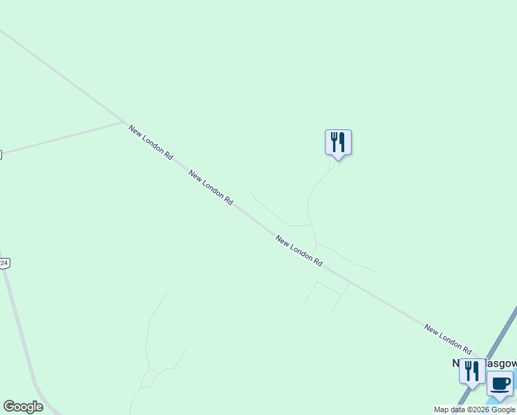 map of restaurants, bars, coffee shops, grocery stores, and more near 32 Lairds Lane in New Glasgow