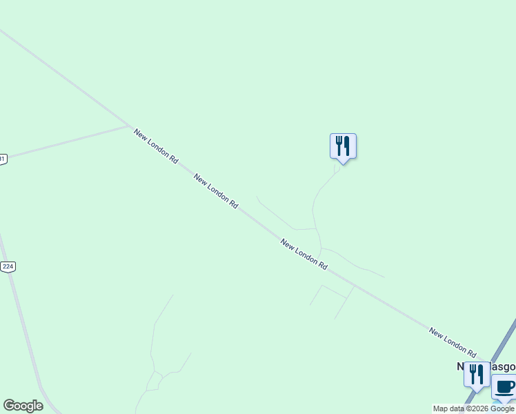 map of restaurants, bars, coffee shops, grocery stores, and more near 32 Lairds Lane in New Glasgow