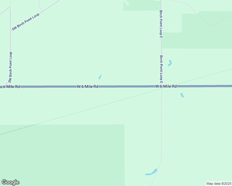map of restaurants, bars, coffee shops, grocery stores, and more near 7249 West 6 Mile Road in Brimley