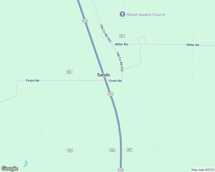 map of restaurants, bars, coffee shops, grocery stores, and more near State Highway M-553 in Gwinn