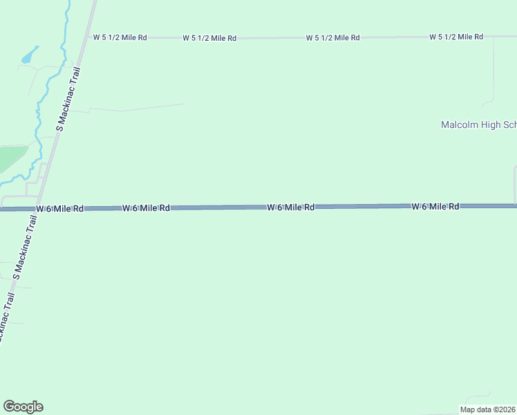 map of restaurants, bars, coffee shops, grocery stores, and more near 653 West 6 Mile Road in Sault Ste. Marie
