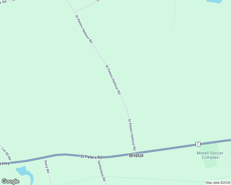 map of restaurants, bars, coffee shops, grocery stores, and more near 141 Saint Peters Harbour Road in Morell