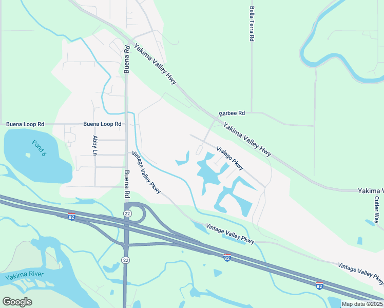 map of restaurants, bars, coffee shops, grocery stores, and more near 702 Fountain Boulevard in Zillah