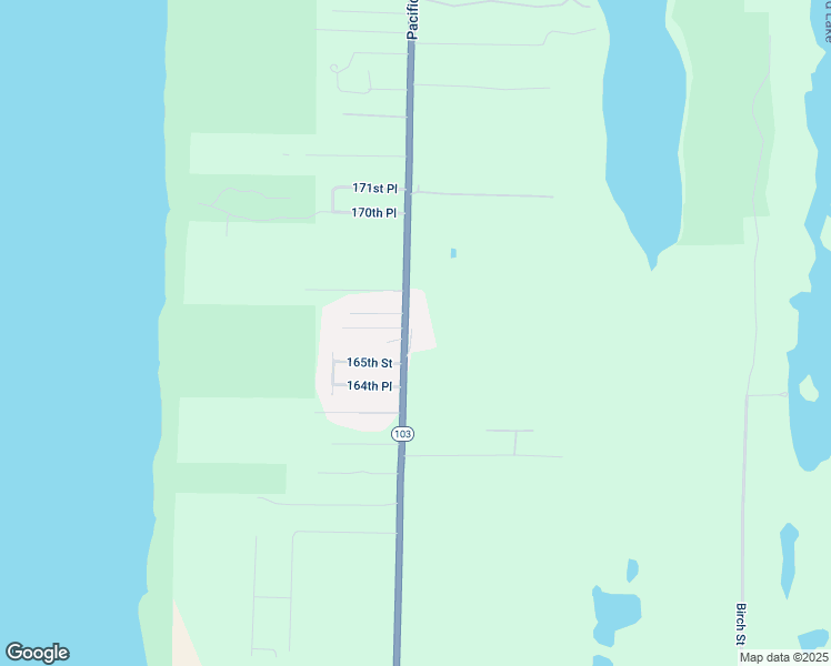 map of restaurants, bars, coffee shops, grocery stores, and more near 16504 Pacific Way in Long Beach