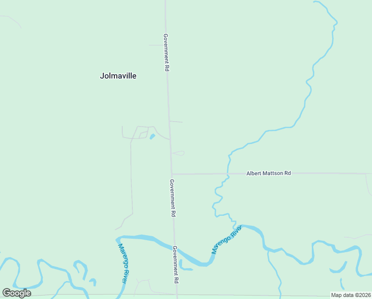 map of restaurants, bars, coffee shops, grocery stores, and more near 41582 Government Road in Marengo