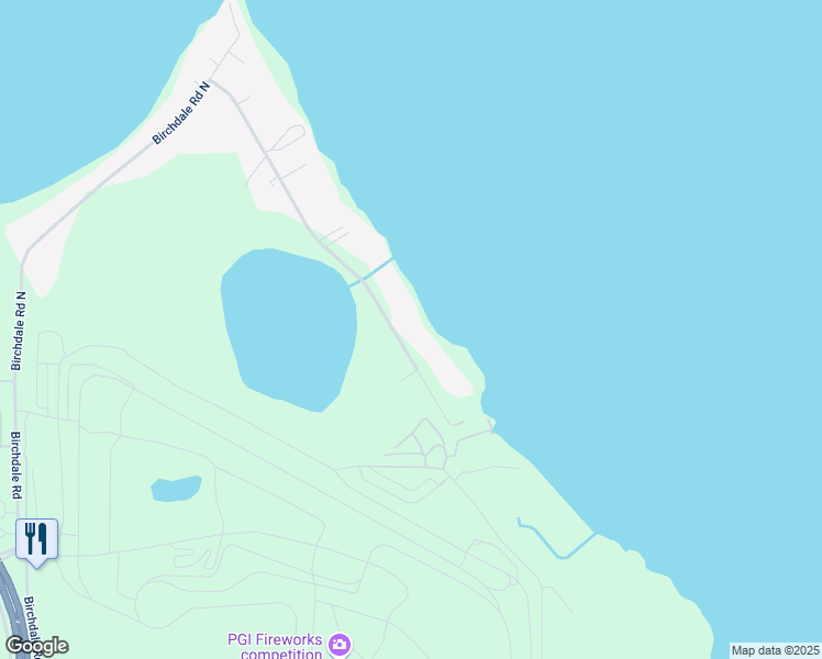 map of restaurants, bars, coffee shops, grocery stores, and more near 6238 Birchdale Road in Brainerd