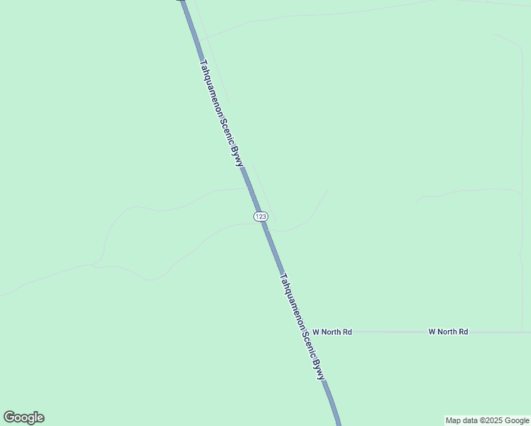 map of restaurants, bars, coffee shops, grocery stores, and more near 5673 Michigan 123 in Eckerman