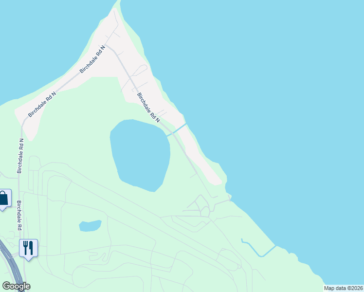 map of restaurants, bars, coffee shops, grocery stores, and more near 6228 Birchdale Road North in Brainerd