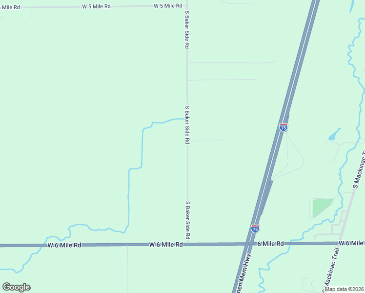 map of restaurants, bars, coffee shops, grocery stores, and more near 5616 South Baker Side Road in Sault Ste. Marie