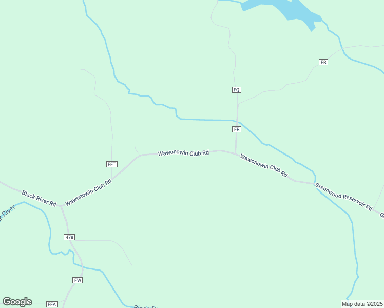 map of restaurants, bars, coffee shops, grocery stores, and more near Wawonowin Club Road in Marquette County