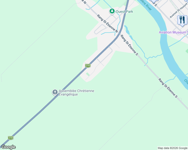 map of restaurants, bars, coffee shops, grocery stores, and more near 402 Avenue du Versant in Sainte-Marie