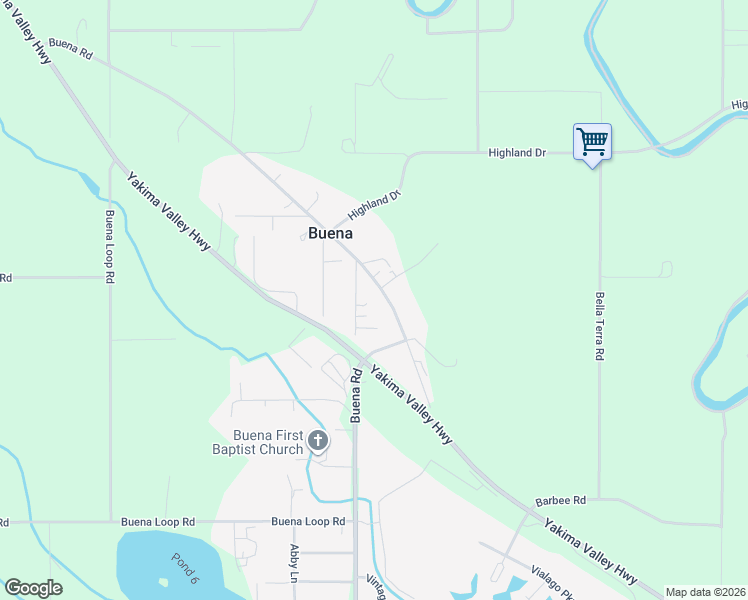 map of restaurants, bars, coffee shops, grocery stores, and more near in Buena