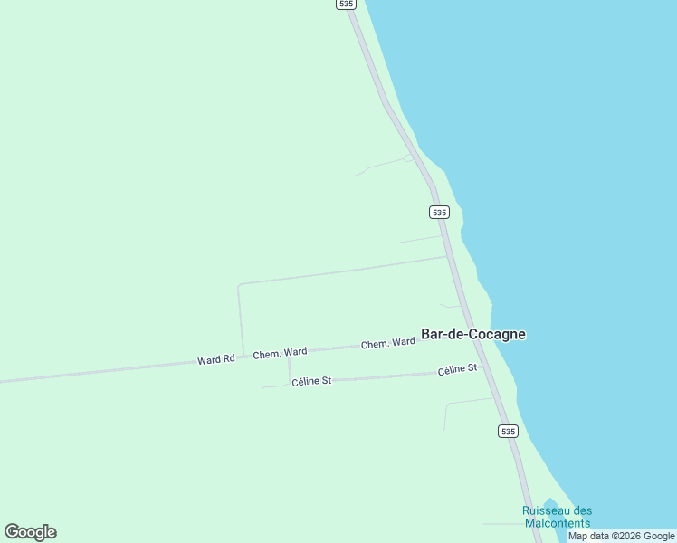 map of restaurants, bars, coffee shops, grocery stores, and more near in Bar-de-Cocagne