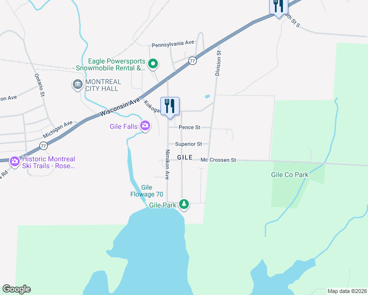 map of restaurants, bars, coffee shops, grocery stores, and more near 19 Superior Street in Montreal